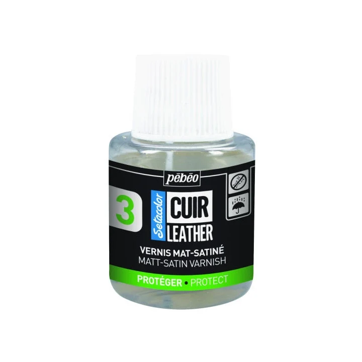Pebeo Setacolor Matte-Satin Leather Varnish, 110 ml