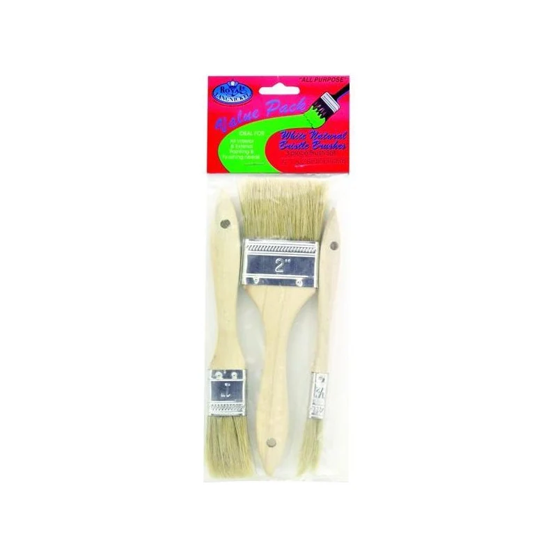 Brushes for Ground and Gesso Priming, Set of 3