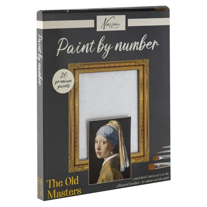 Nassau Paint by Numbers Girl with a Pearl