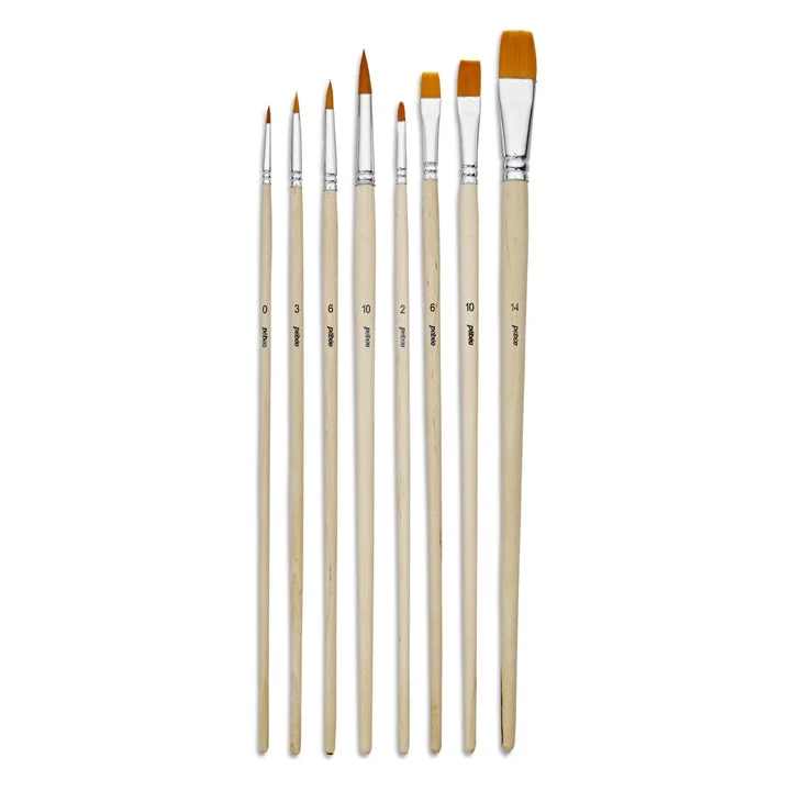Pebeo Paint Brushes, Set of 8