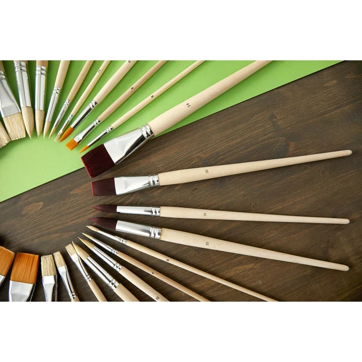 Pebeo Paint Brushes, Set of 8