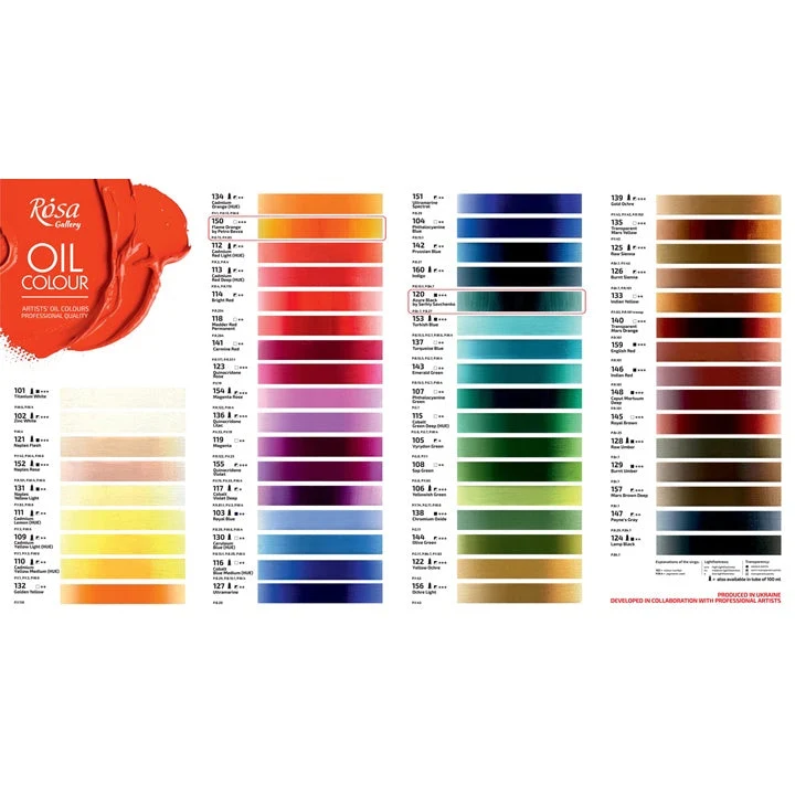Rosa Gallery Oil Paints 45 ml