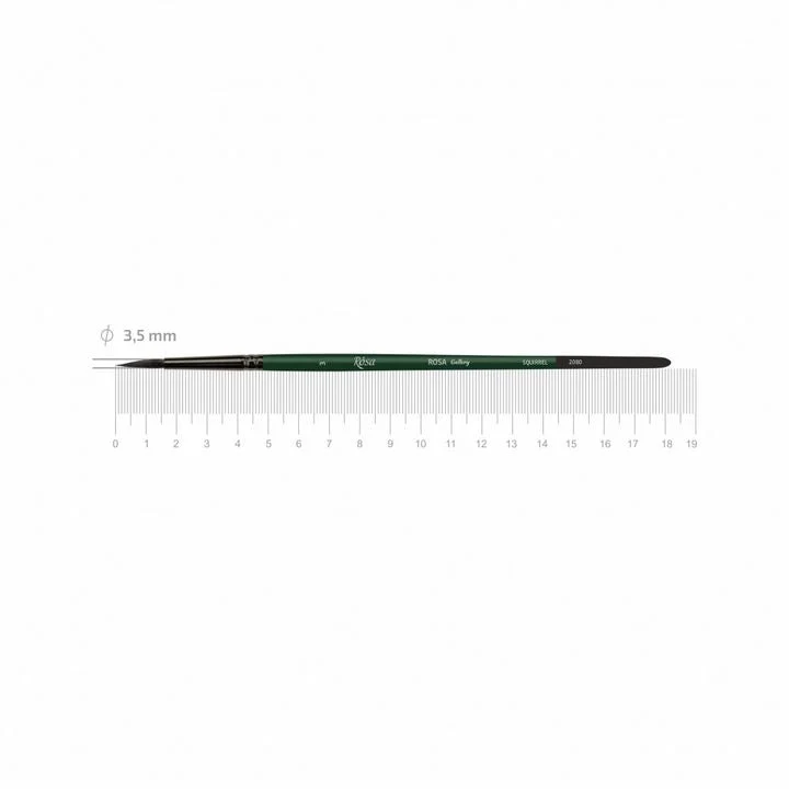 ROSA Gallery Round Brush, Squirrel Hair, 2080