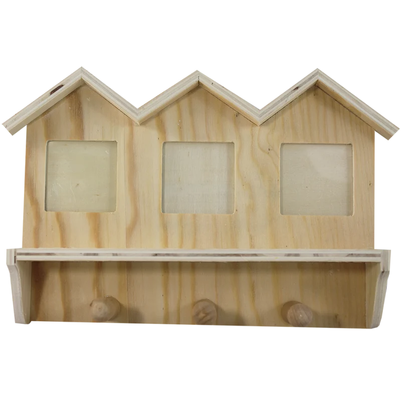 Wooden Key Holder, House