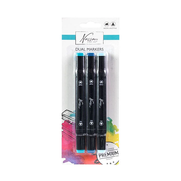 Nassau Fine Art DUAL Double-Sided Markers
