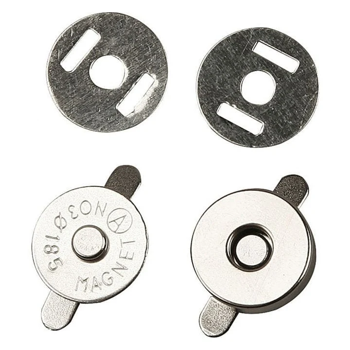 Magnetic Metal Clips, 18 mm, Set of 25