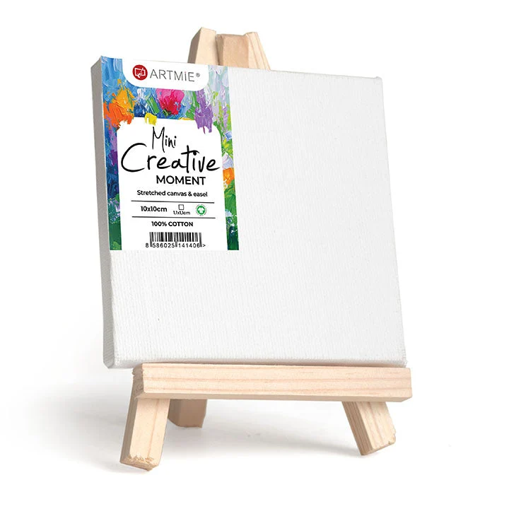 ARTMiE Mini Easel with Stretched Canvas