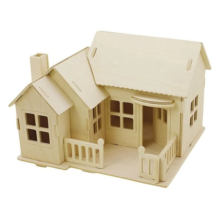 Wooden House - 3D Building Kit