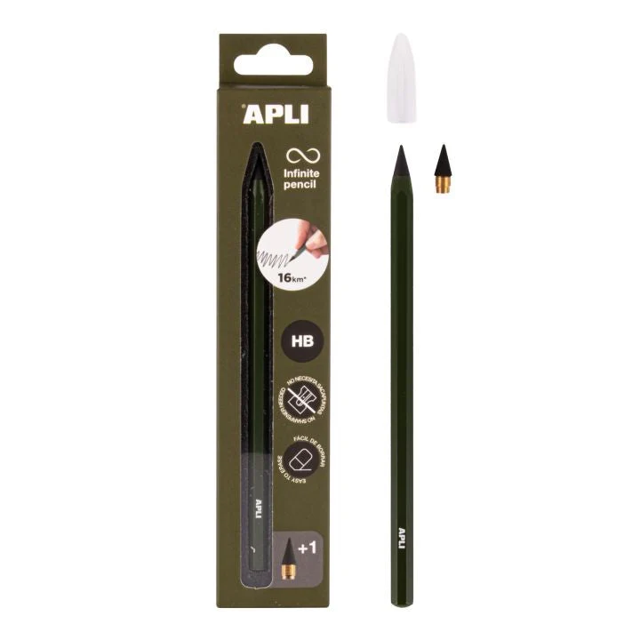APLI Infinite Pencil HB 1 pc ASSORTED 2