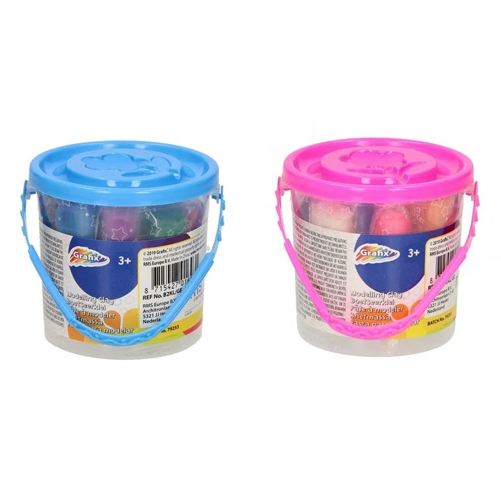 Grafix Modeling Clay for Kids, 12 pcs
