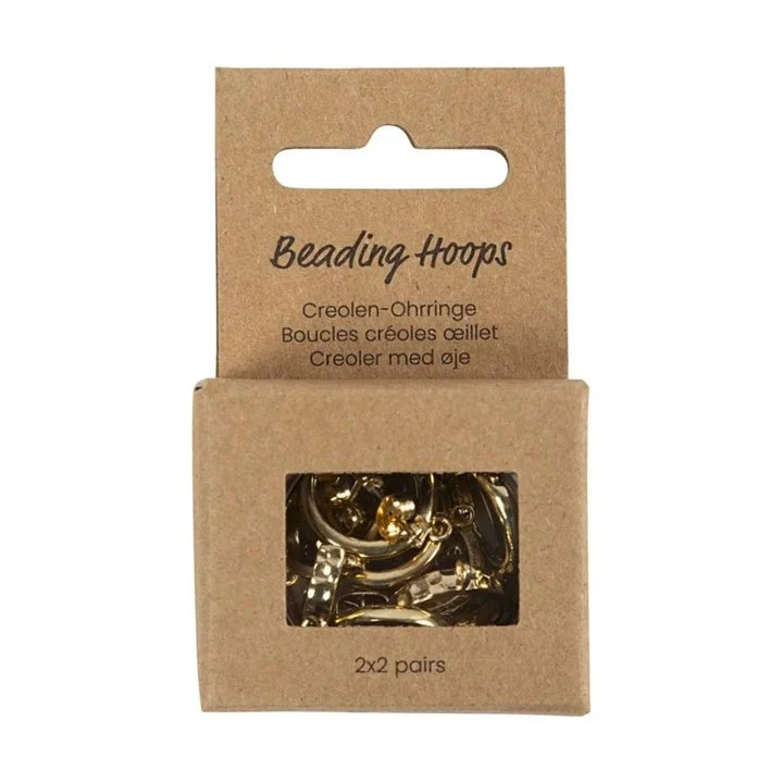 15 mm Loop Earrings, 2 Sets of 2 Pairs