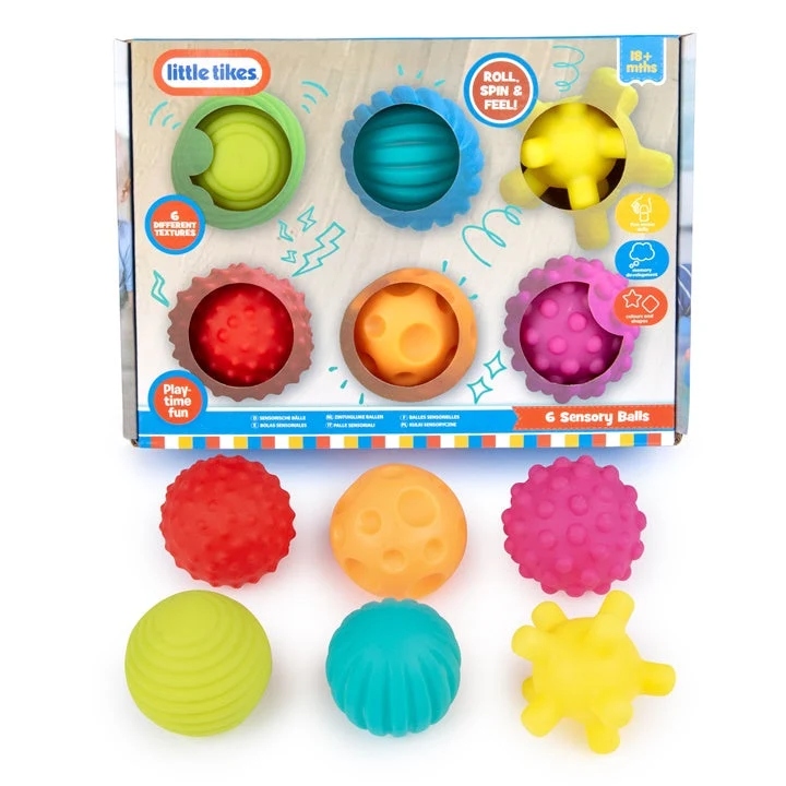 LITTLE TIKES Sensory Balls, Set of 6