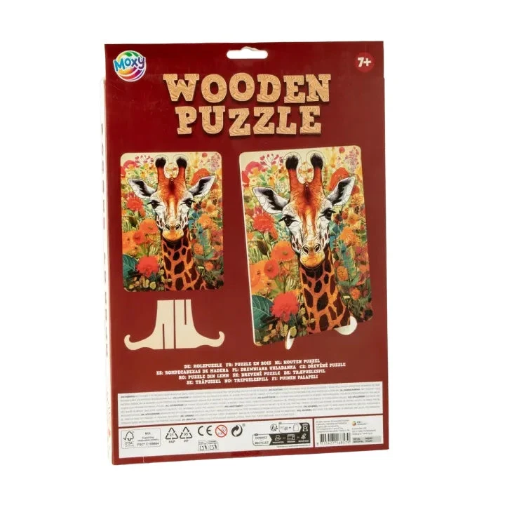 Wooden Giraffe Puzzle, 130 pcs