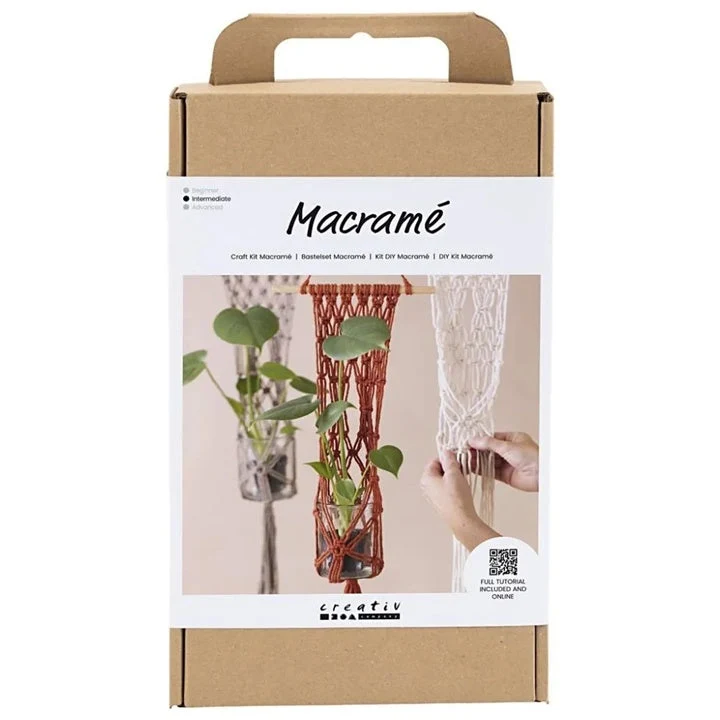 Macramé Set for Making a Hanging Planter