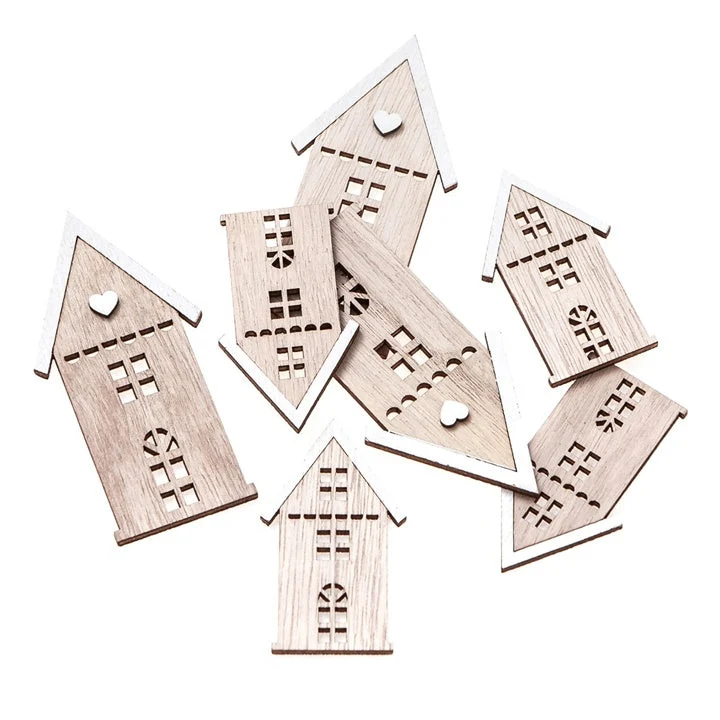 Wooden Houses – Set of 7