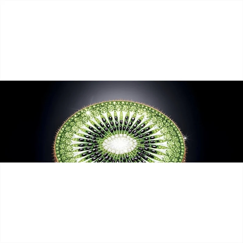 Leinwandbild Funkelnde edle Kiwi Panorama