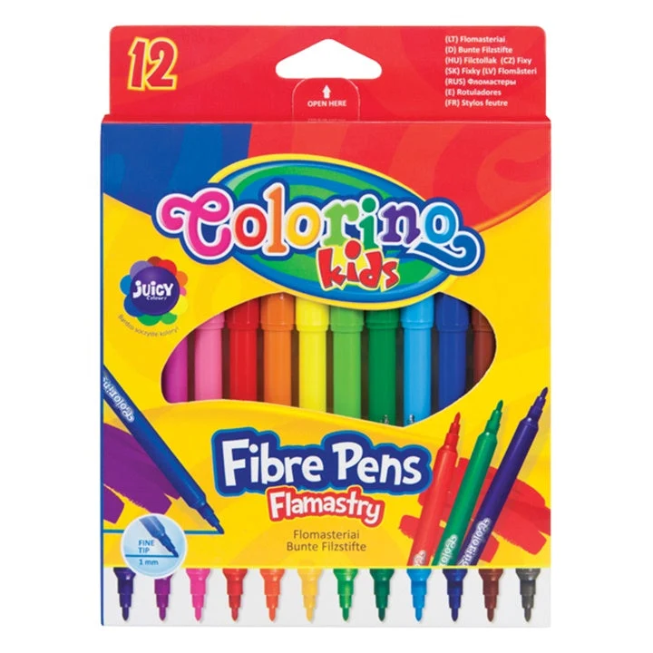 Colorino School Markers, 12 pcs