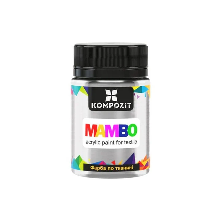 MAMBO Metallic Fabric and Leather Paint, 50 ml
