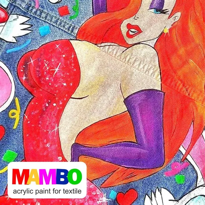 MAMBO Metallic Fabric and Leather Paint 20 ml