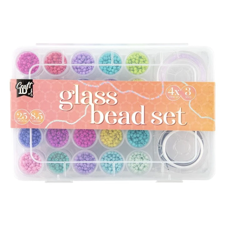 Glass Beads in 25 Colors