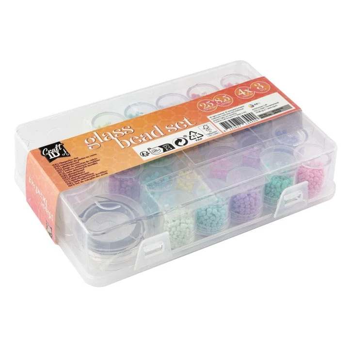 Glass Beads in 25 Colors