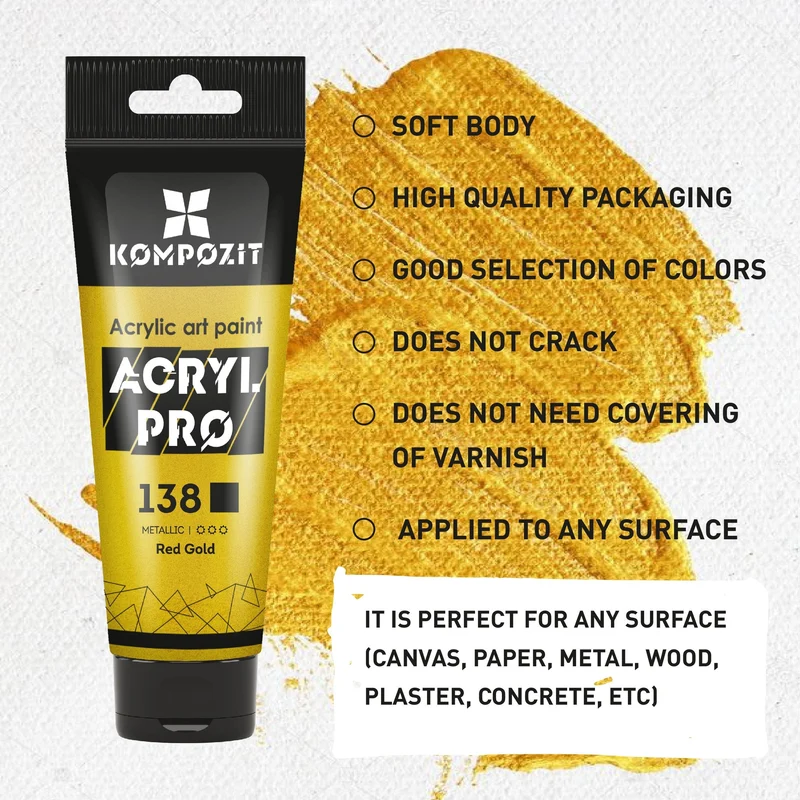 Kompozit Metallic Acrylic Paint ACRYL PRO ART 75 ml
