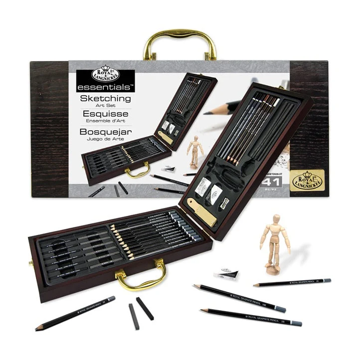 Royal & Langnickel essentials Sketching Set in Case / 41-Piece
