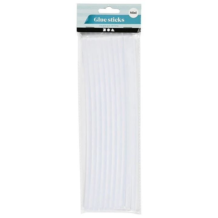 Hot Glue Sticks for Hot Glue Gun, 250 x 7 mm, Set of 10