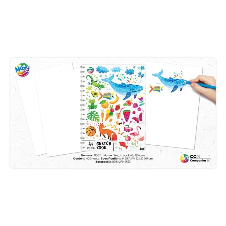 A4 Sketch Pad, 40 Sheets
