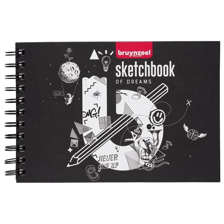 Bruynzeel Holland Spiral-Bound A5 Sketchbook, 30 Sheets