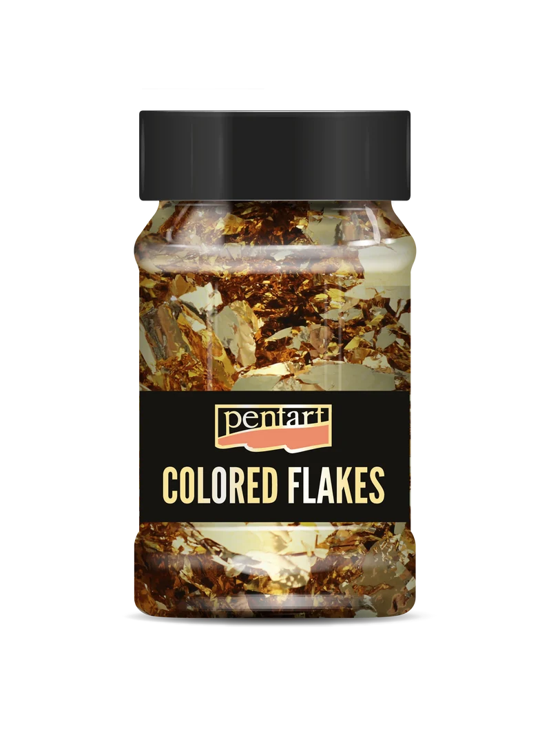 Pentart Metallic Foil Flakes 100 ml
