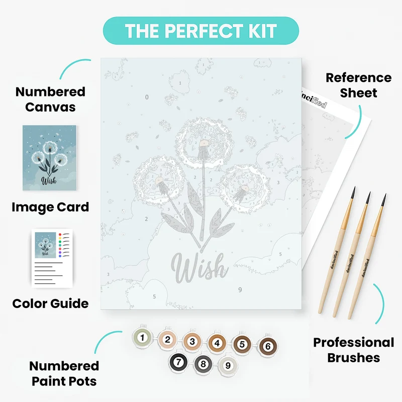 Dandelion Wish - Paint by Numbers Kit