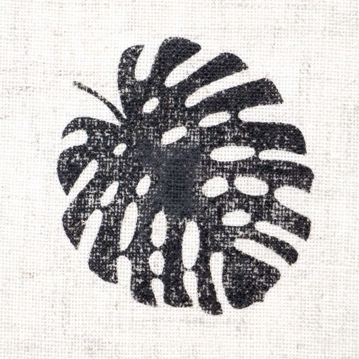 ROSA TALENT Wooden Stamp No. 19 Botanical, 6 x 6 cm