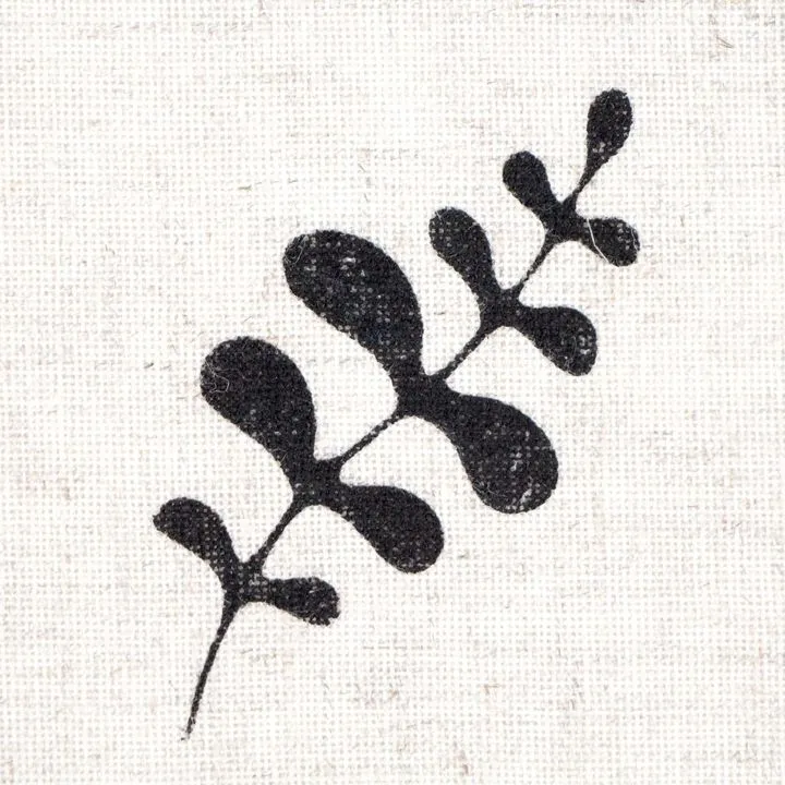 ROSA TALENT Wooden Stamp No. 14 Botanical 4x8 cm