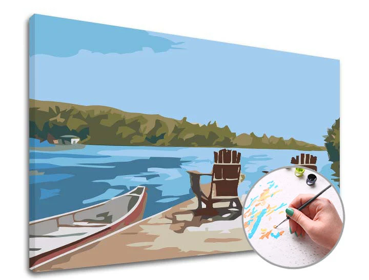 Paint by Numbers: On the Pier | Low Difficulty