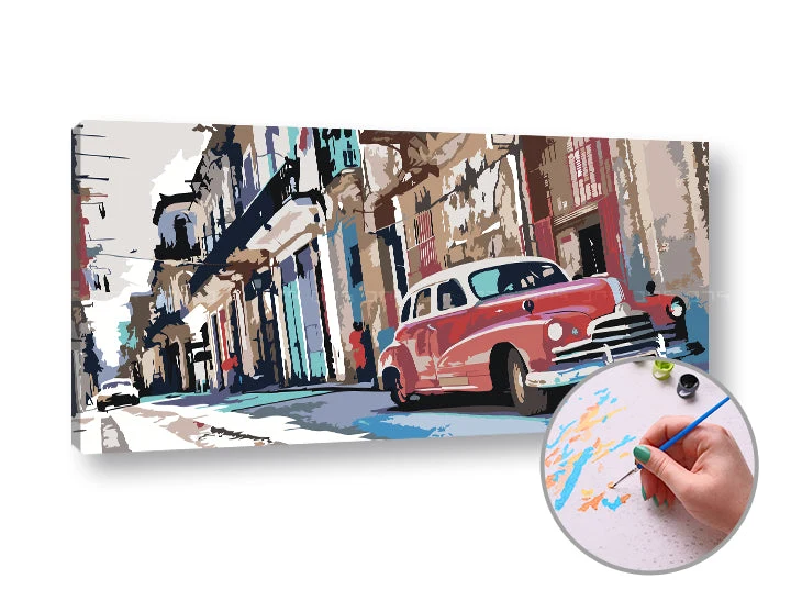 Paint by Numbers CITY LIFE | Low Difficulty