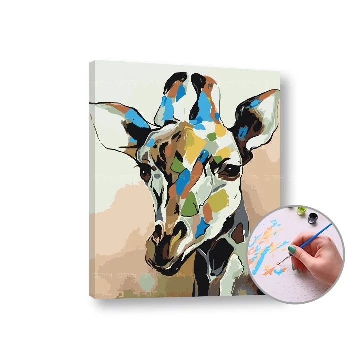 Paint by Numbers Giraffe – Low Difficulty