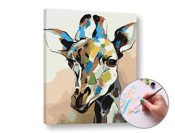 Paint by Numbers Giraffe – Low Difficulty
