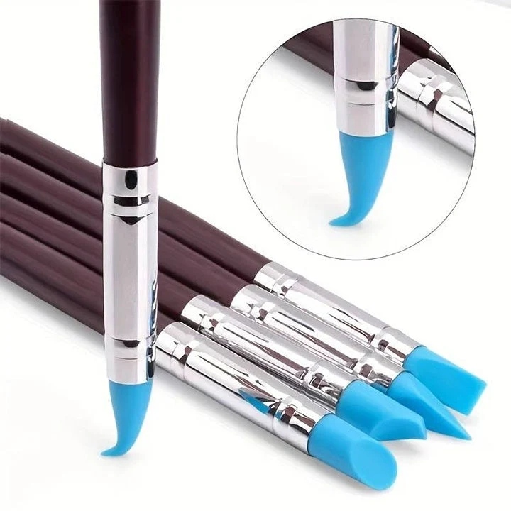 Silicone Brushes, Set of 5