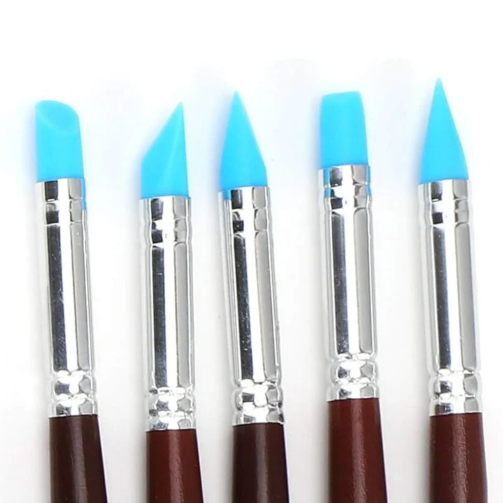 Silicone Brushes, Set of 5