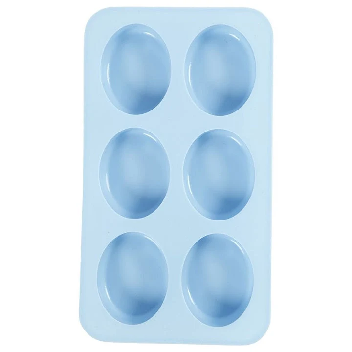 Oval Silicone Mold, Set of 6