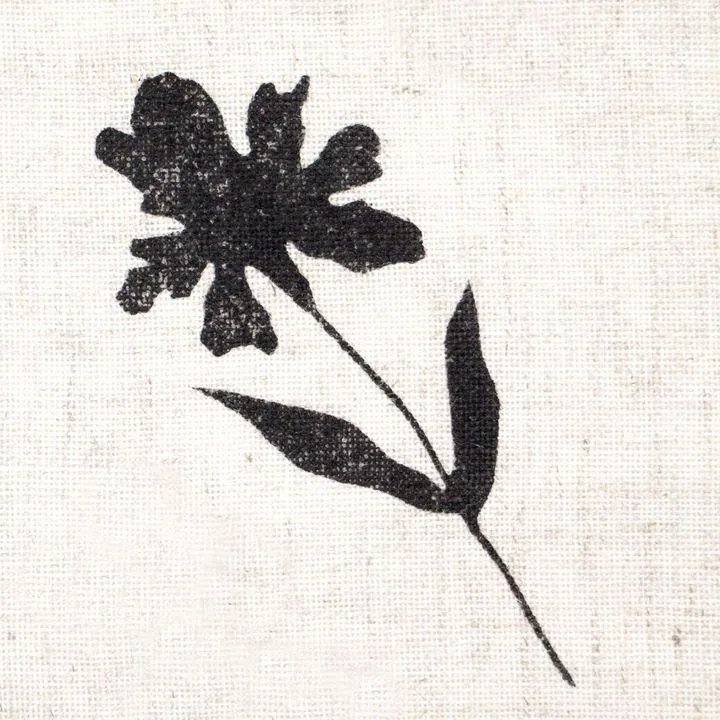 ROSA TALENT Wooden Stamp No. 11 Botanical 4.5x10 cm