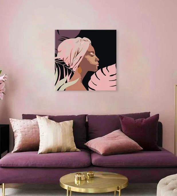Paint by Numbers WOMAN | Low Difficulty SPECIAL BLACK EDITION