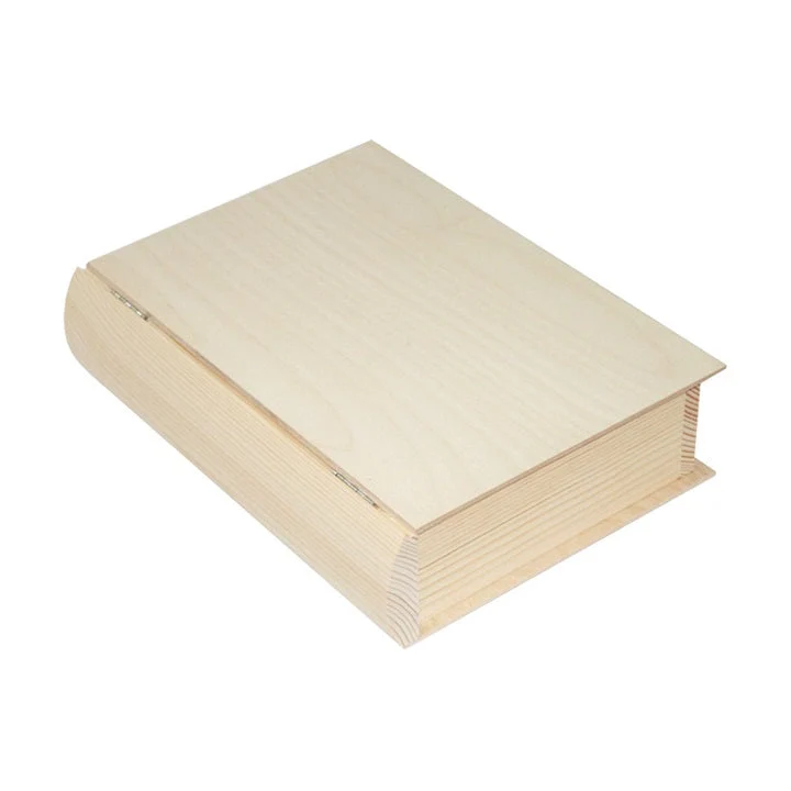 Wooden Book Box, 21x27.5x7 cm