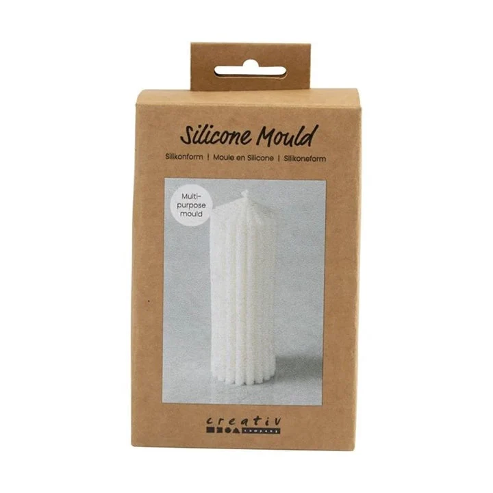 Silicone Mold - Ribbed Cylinder