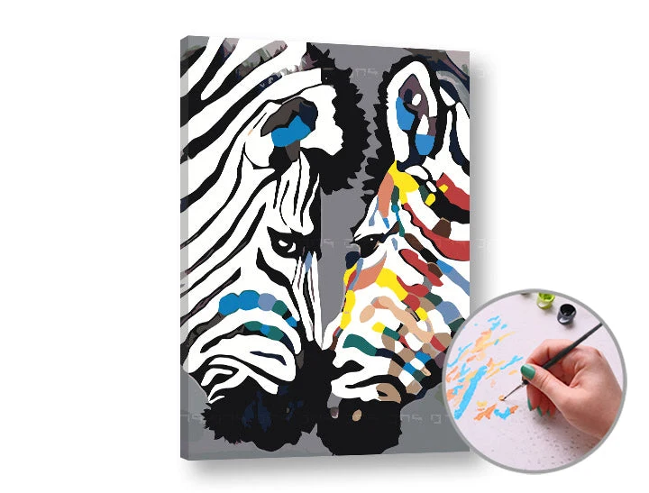 ZEBRY Paint by Numbers, Low Difficulty