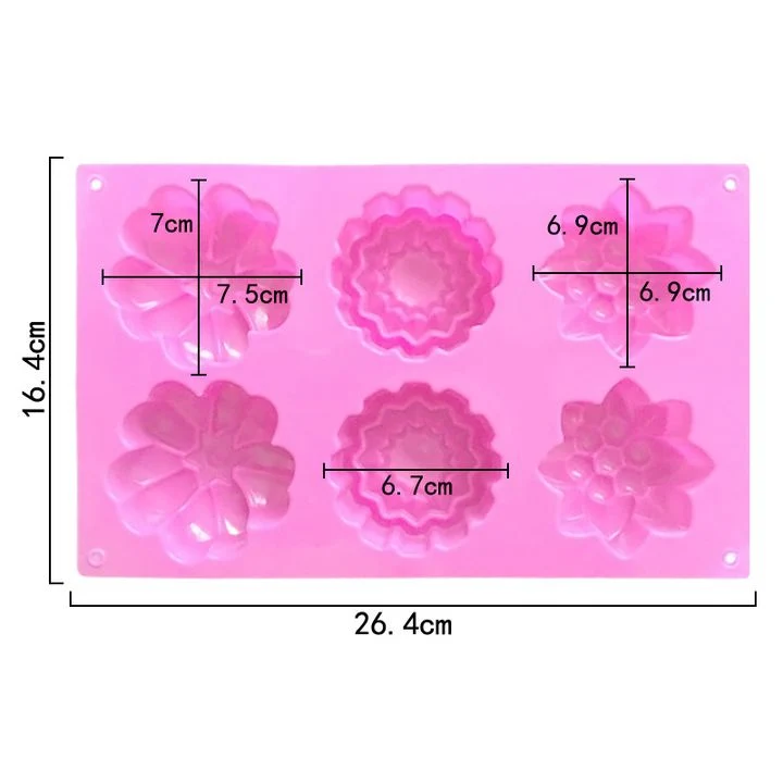 Silicone Casting Mold - Flowers