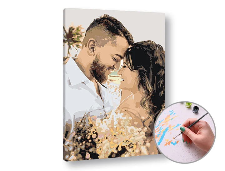 Paint by Numbers from Your Own Photo | RECTANGLE