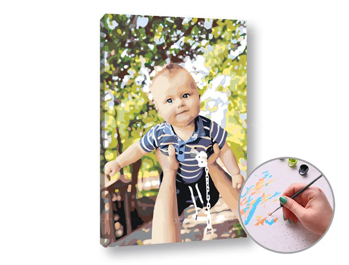 Paint by Numbers from Your Own Photo | RECTANGLE