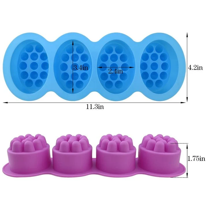 Silicone Mold for Casting - Ovals
